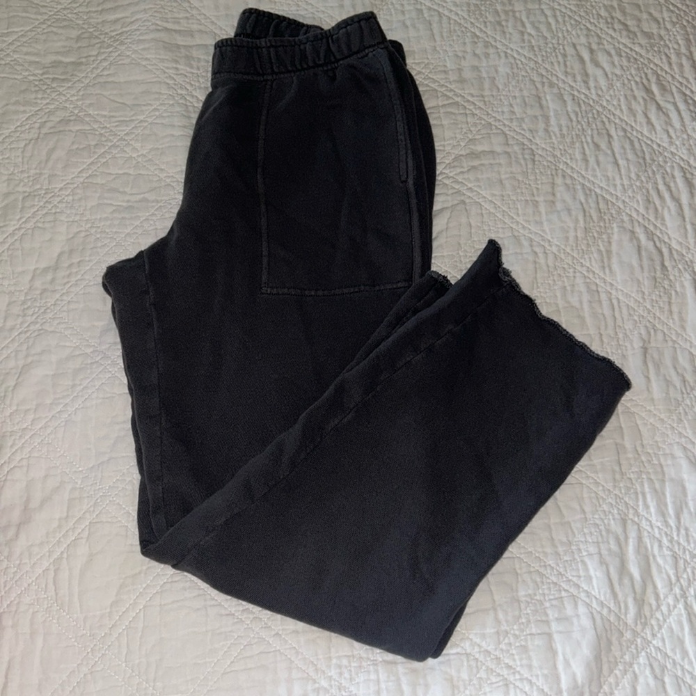 aerie open leg sweatpants